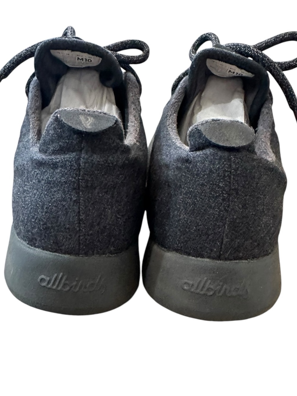ALLBIRDS dark gray wool runners men’s size 10 - Picture 5 of 6